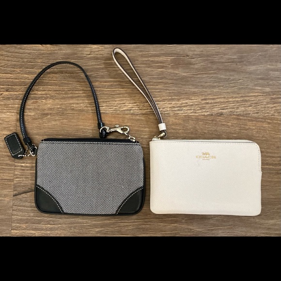 Coach Handbags - COACH WRISTLETS! Set of 2!!